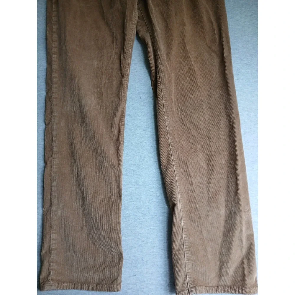 Faherty Pants 36x30 Corduroy Organic Cotton Cord Straight Leg Preppy Brown